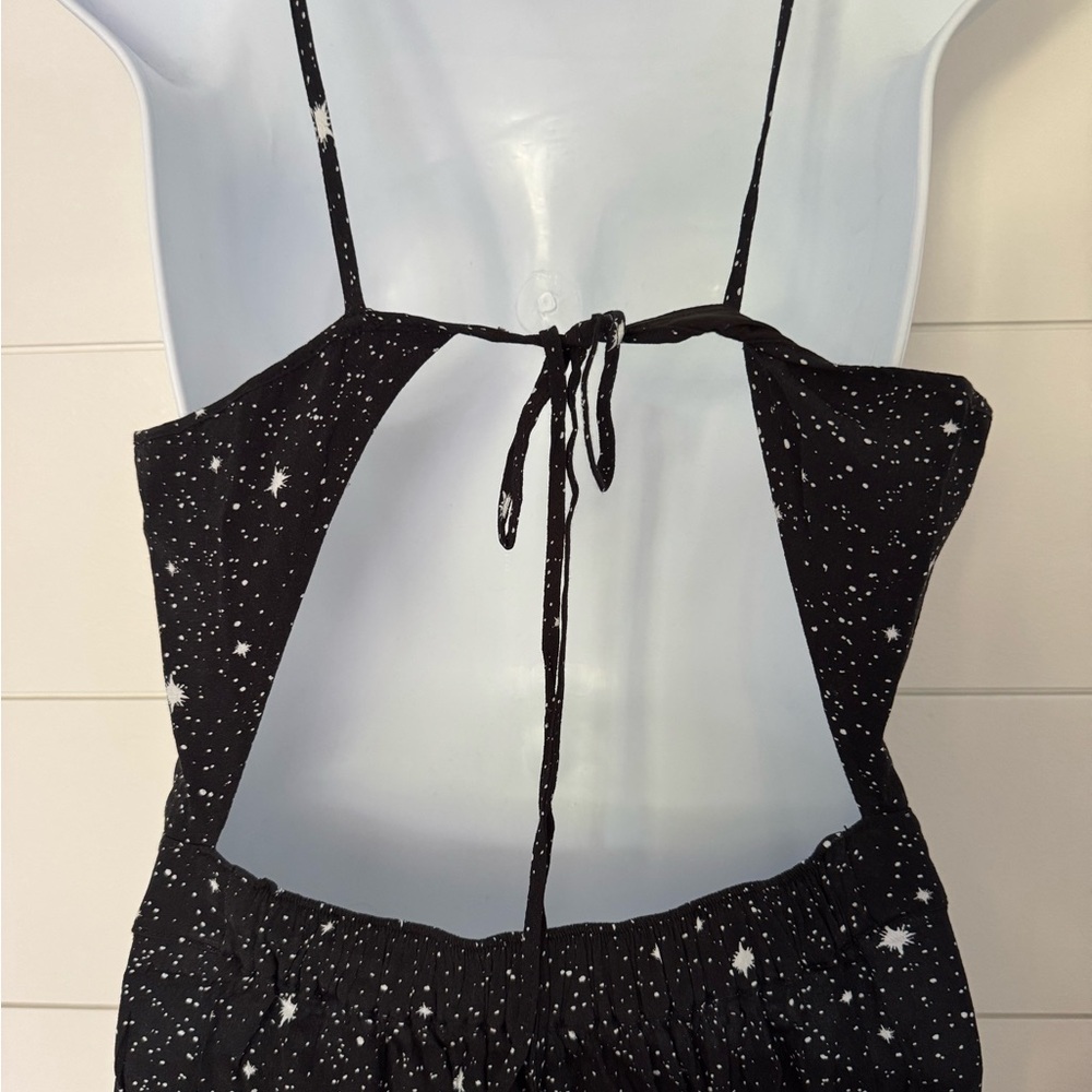 Leith Black and White Starry Maxi Dress - Picture 4 of 7